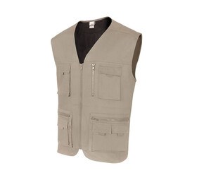 VELILLA V15901 - Multi-lomme vest Beige Arena