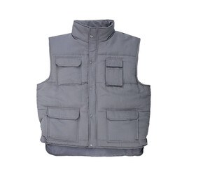 VELILLA VL108 - Multipocket quiltet bodywarmer Grey