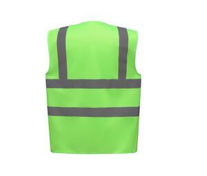 Yoko YK100 - 2 B & B vest med høj synlighed (Hvw100Ch) Lime