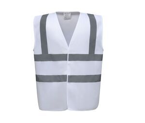 Yoko YK100 - 2 B & B vest med høj synlighed (Hvw100Ch) White