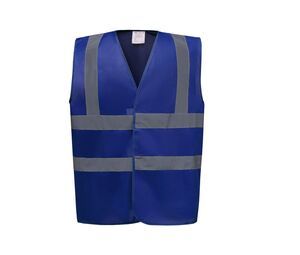 Yoko YK100 - 2 B & B vest med høj synlighed (Hvw100Ch) Royal Blue