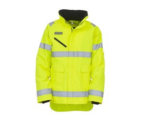 Yoko YK309 - Høj synlighed "Fontaine Storm" jakke Hi Vis Yellow