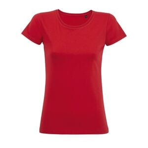 SOL'S 02077 - T-shirt til kvinder, korte ærmer Milo Red