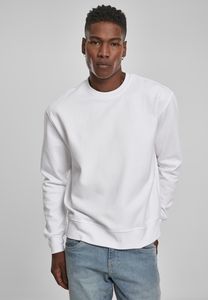 Build Your Brand BY120 - Premium overdimensioneret sweatshirt med rund hals White