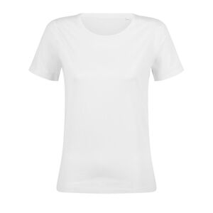 NEOBLU 03185 - Lucas Kvinder Kortærmet Merceriseret Jersey T -shirt Blanc optique