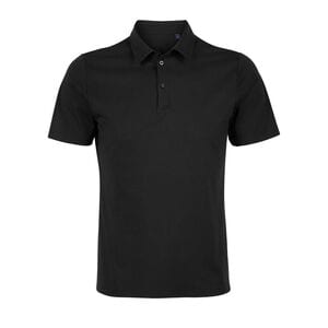 NEOBLU 03190 - Oscar Mænd Mercerized Jersey Polo Shirt Deep Black