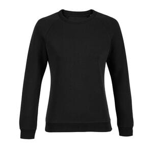 NEOBLU 03195 - Nelson kvinder fransk Terry sweatshirt med rund hals Deep Black