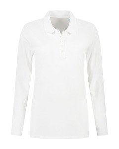 Lemon & Soda LEM3574 - Basic Cot / Elast Ls til hendes poloskjorte White