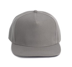 K-up KP159 - Snapback hætte - 5 paneler Light Grey / Light Grey