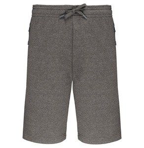 Proact PA1022 - Multisport Fleece Bermuda shorts til voksne Grey Heather