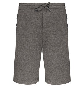 Proact PA1023 - Børne multisport fleece Bermuda shorts Grey Heather