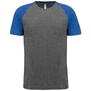 Proact PA4010 - Voksnes tofarvet sport kortærmet triblend-T-shirt