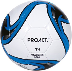 Proact PA875 - Glider 2 Fodbold Størrelse 4 White / Royal Blue / Black