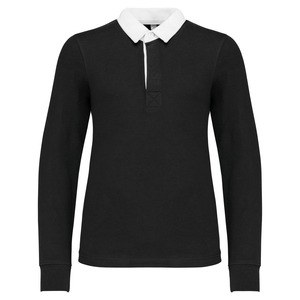 Kariban K214 - Polo shirt til børn i rugby Black / White