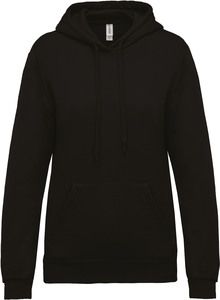 Kariban K473 - Sweatshirt med hætte til kvinder Black