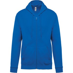 Kariban K479 - Sweatshirt med hætte og lynlås Light Royal Blue