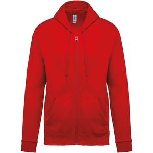 Kariban K479 - Sweatshirt med hætte og lynlås Red
