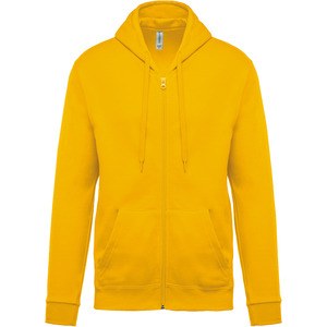 Kariban K479 - Sweatshirt med hætte og lynlås Yellow