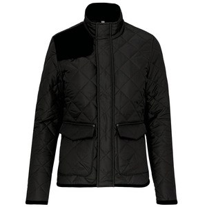 Kariban K6126 - Quiltet jakke til mænd Black / Black