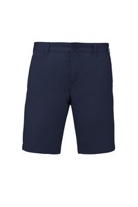 Kariban K752 - Bermuda-shorts til mænd med falmet look Washed Navy