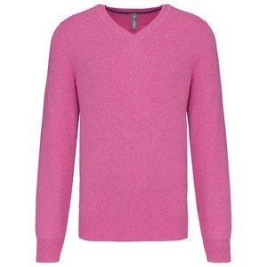 Kariban K982 - Premium V-hals pullover Candy Pink Heather