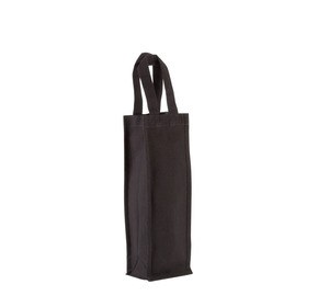 Kimood KI0269 - Flaskepose i bomuldslærred Black