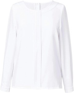 Brook Taverner BT2264 - Riola Crepe De Chine bluse White