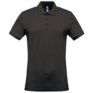 Kariban K254 - Herre poloshirt med korte ærmer i pique Dark Grey