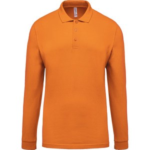 Kariban K256 - Langærmet Pique poloshirt til mænd