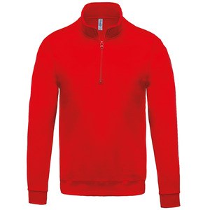 Kariban K478 - Sweatshirt med lynlås Red