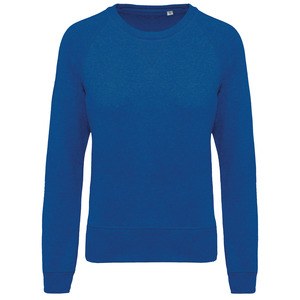 Kariban K481 - Økologisk sweatshirt med rund hals til damer Ocean Blue Heather
