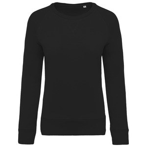 Kariban K481 - Økologisk sweatshirt med rund hals til damer Black
