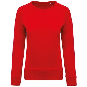 Kariban K481 - Økologisk sweatshirt med rund hals til damer Red