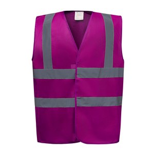 Yoko YHVW100 - Vest med høj synlighed Raspberry