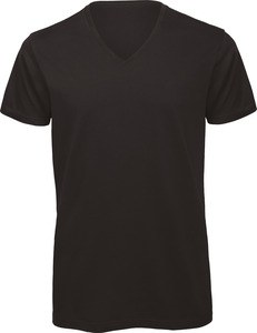 B&C CGTM044 - Økologisk Inspire T-shirt med V-udskæring til mænd Black