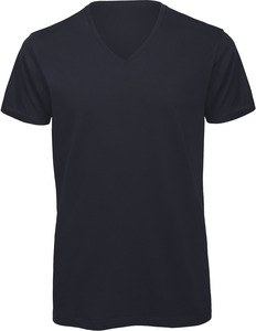 B&C CGTM044 - Økologisk Inspire T-shirt med V-udskæring til mænd Navy