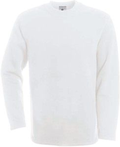 B&C CGWU610 - Sweatshirt med lige snit White