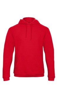 B&C CGWUI24 - Sweatshirt med hætte Id.203 Red