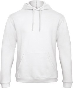 B&C CGWUI24 - Sweatshirt med hætte Id.203 White