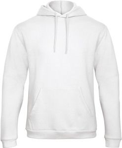 B&C CGWUI24 - Sweatshirt med hætte Id.203 White
