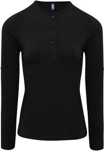Premier PR318 - Long John T-shirt til kvinder Black