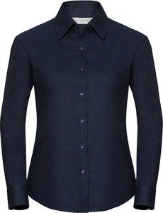 Russell Collection RU932F - Langærmet Oxford skjorte