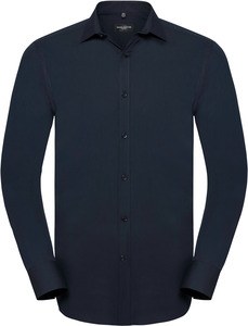 Russell Collection RU960M - Langærmet skjorte til mænd