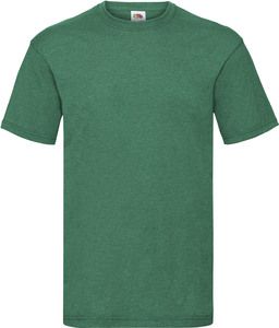 Fruit of the Loom SC221 - Kortærmet herre t-shirt til mænd 100% bomuld Retro Heather Green