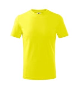 Malfini 138 - Grundlæggende T-shirt til børn Lime Yellow