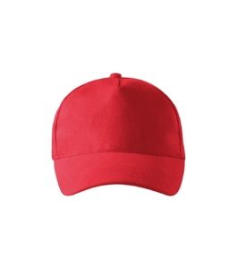 Malfini 307 - Unisex 5P Cap Red