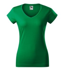 Malfini 162 - T-shirt med V-udskæring til kvinder vert moyen