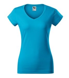 Malfini 162 - T-shirt med V-udskæring til kvinder Turquoise