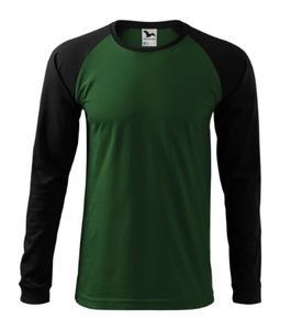 Malfini 130 - Street Ls T-shirt til mænd Bottle green