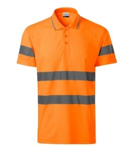 RIMECK 2V9 - Unisex Hv Runway Polo Shirt orange fluorescent